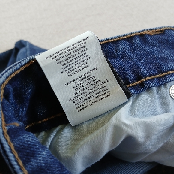 Oat New York Women's Straight Leg Jeans - Dark Blue - Picture 9 of 9